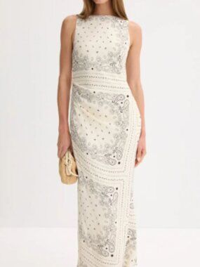 Zephyr Paisley Midi Dress